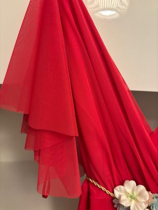 Vestido de fiesta con flores