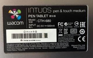 Wacom Intuos CTH-680 Pen & Touch Tablet