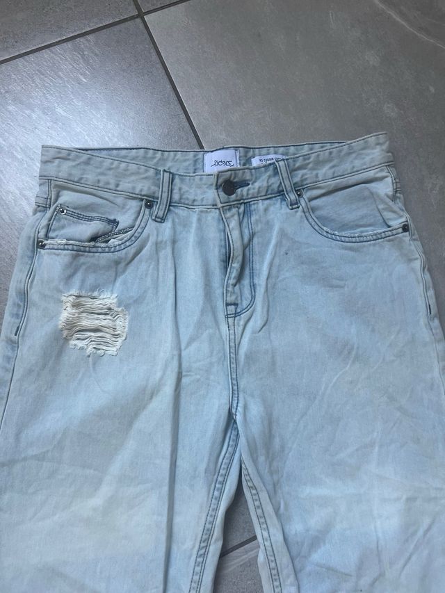 Jeans Lee strappati azzurri