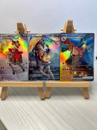 Trio Evolutivo Charizard Custom Cards