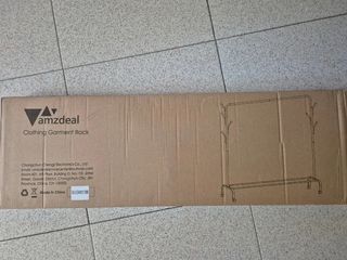 Perchero Ropa Amzdeal Metálico Negro