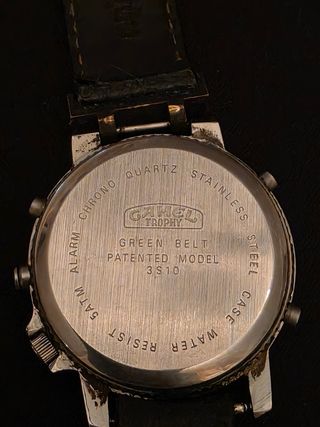 Reloj Camel Trophy antiguo Negro y Dorado