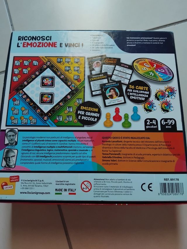 LUDOTECA Intelligiochi Riconosci L'Emozione