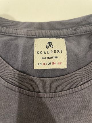 Camiseta Scalpers Gris Talla L