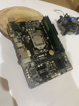 Intel i5 7400 + Placa Base Gigabyte H110M