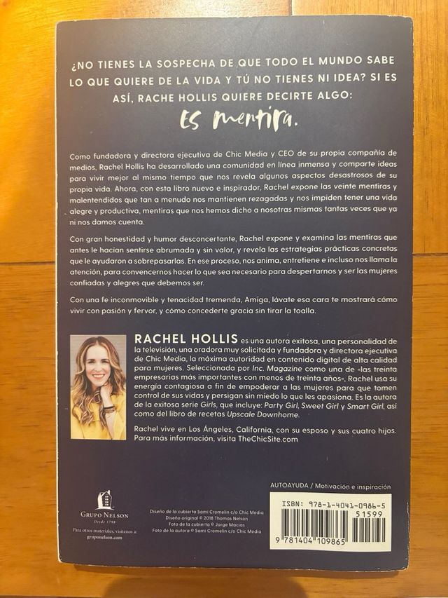 Amiga, lávate esa cara: Deja de creer mentiras ...