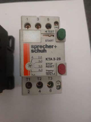 Contactor Telemecanique CA2 + Guarda Motor GE CL02