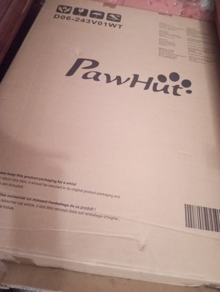 Barrera de seguridad para perros PawHut