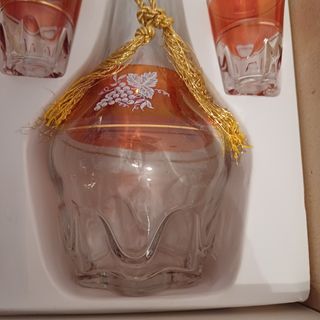 Juego Decantador y Vasos Italia