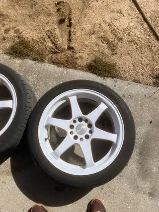 Llantas Japan Racing JR3 5x114,3  5x120 Blancas