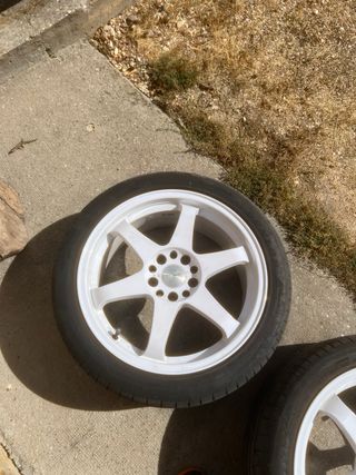 Llantas Japan Racing JR3 5x114,3  5x120 Blancas