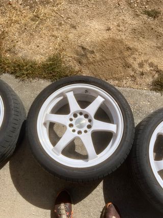 Llantas Japan Racing JR3 5x114,3  5x120 Blancas