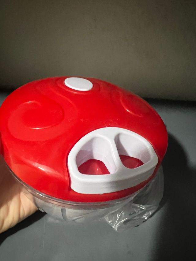 Cortador de verduras vermelho