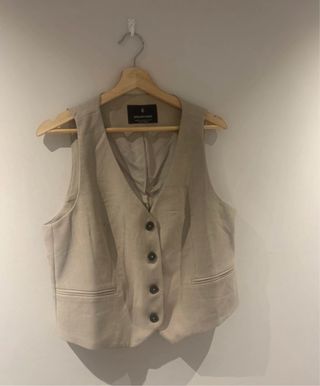 Chaleco beige