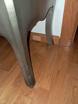 Cómoda gris envejecido 2 cajones