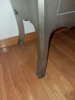 Cómoda gris envejecido 2 cajones