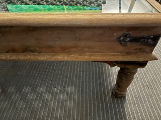 Mesa de comedor de madera 160x90 cm