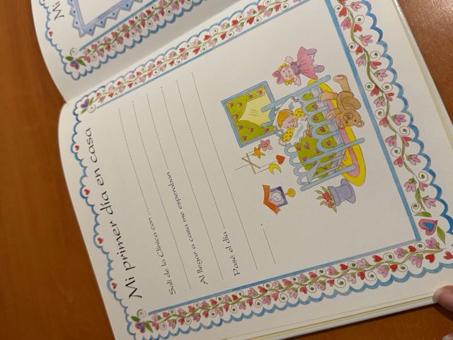 Libro Registro Nacimiento Bebé