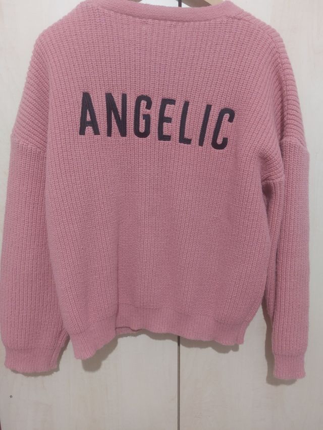 Cárdigan Shein Rosa Talla L