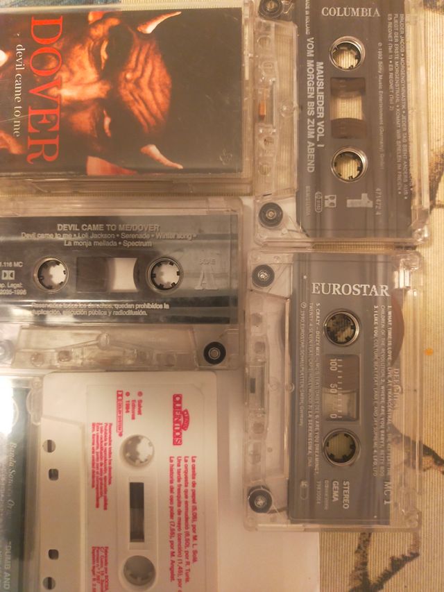 Lote 7 Cintas Cassette Variadas Coleccionistas + 2