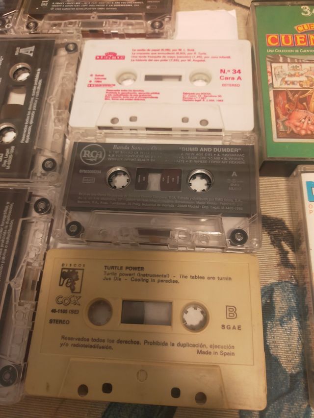 Lote 7 Cintas Cassette Variadas Coleccionistas + 2