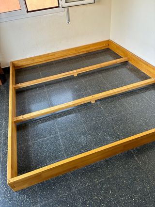 Cama Tatami Japones Madera Bambú
