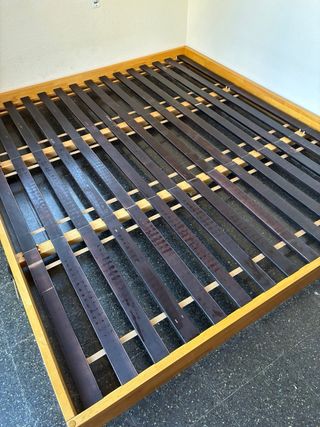 Cama Tatami Japones Madera Bambú