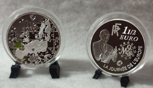 Monedas de Plata Francia 1 1/2 Euro