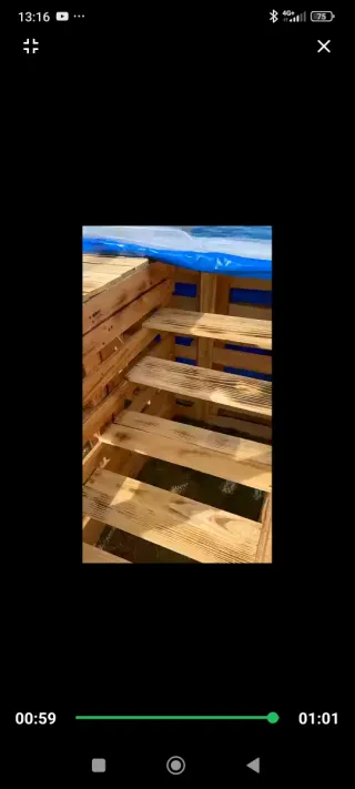 Palés grandes madera