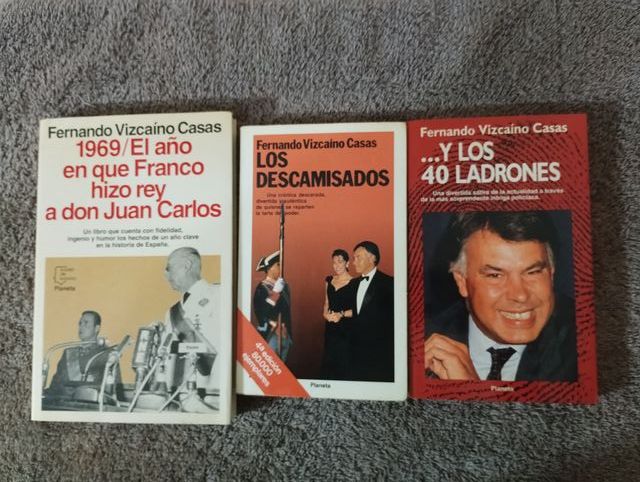 3 libros Fernando Vizcaíno Casas. Precio conjunto