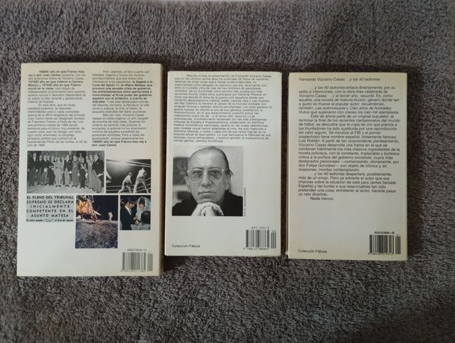 3 libros Fernando Vizcaíno Casas. Precio conjunto