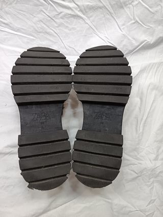 Mocasines Zara Negros Mujer Talla 38
