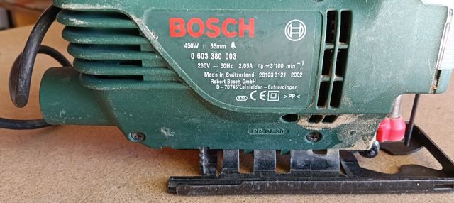 Pujigsaw Bosch PST 650 e novas peças sobressalentes