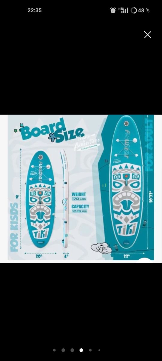 Tabla Paddle Surf Tiki Funwater