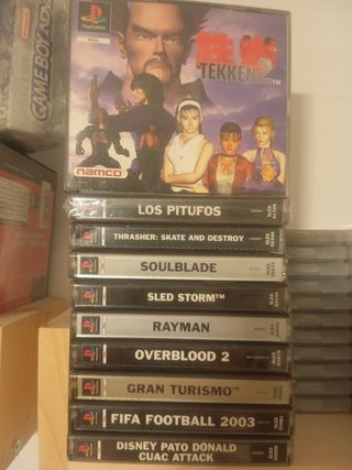 Juegos PS1: Tekken 2, Soulblade, Rayman...
