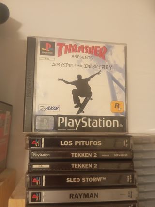 Juegos PS1: Tekken 2, Soulblade, Rayman...