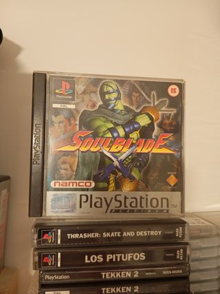Juegos PS1: Tekken 2, Soulblade, Rayman...