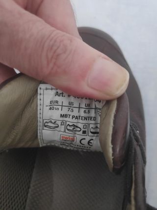 Zapatos MBT Marrones Hombre