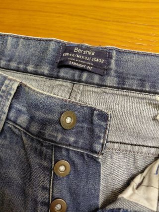 Pantalón corto tejano Bershka hombre Talla 42