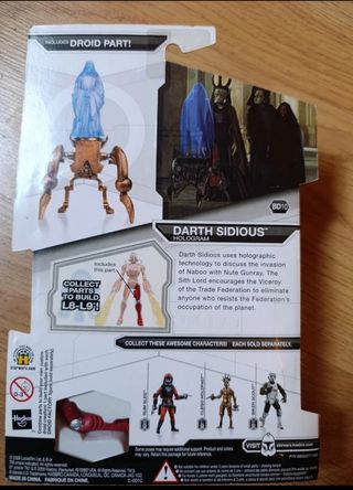  Figuras acción Star Wars Hasbro X4
