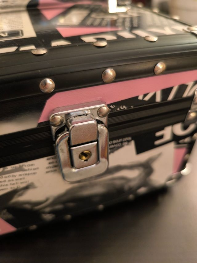 Maletín Maquillaje Marilyn Monroe Negro Rosa