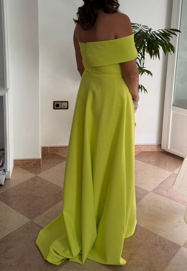 Vestido de fiesta amarillo