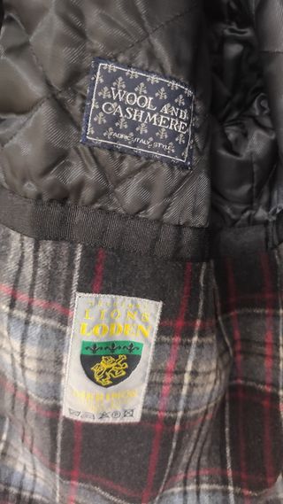 Abrigo de hombre gris oscuro 