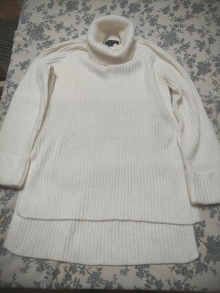 Jersey de lana mujer blanco