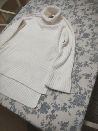 Jersey de lana mujer blanco
