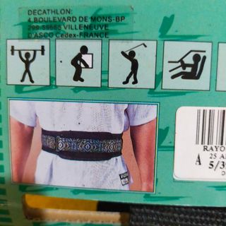 Cinturón Faja para Pesas Decathlon