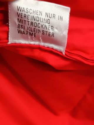 Plumífero auténtico Alemán Múnich,  Talla M Rojo