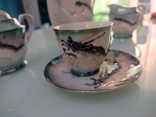 Juego de café porcelana china antiguo