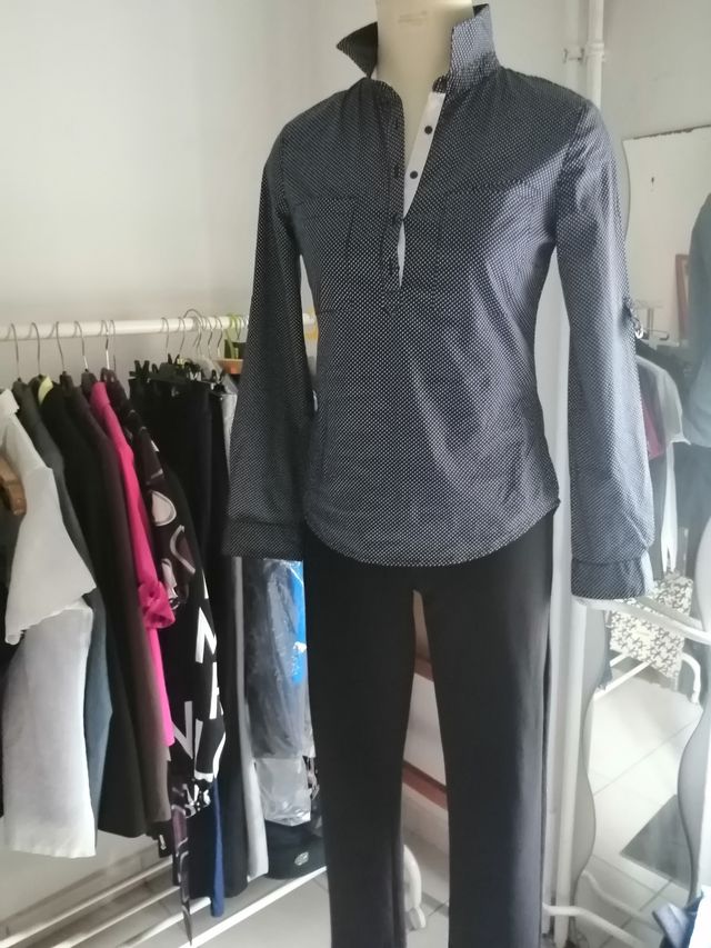 Completo elegante camicetta e pantalone