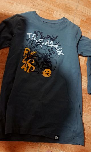 Camiseta Super Mario Bros Niños Manga Larga